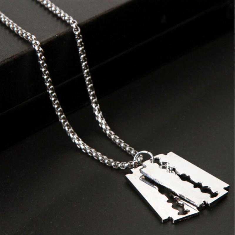 Double Blade  (Pendant + Chain)