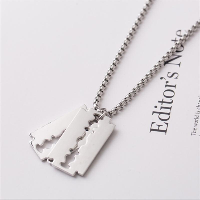 Double Blade  (Pendant + Chain)