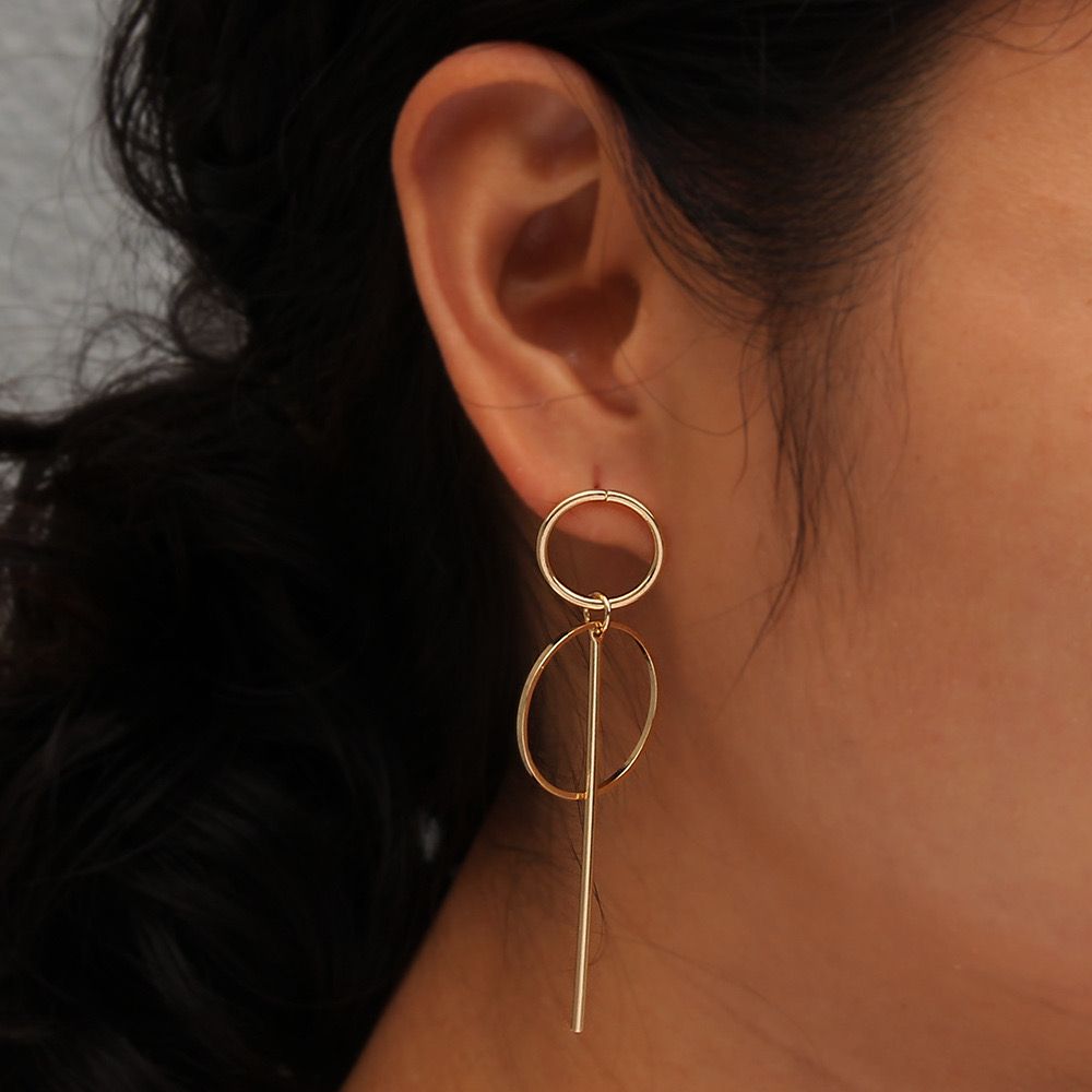 Trendy Round Earrings