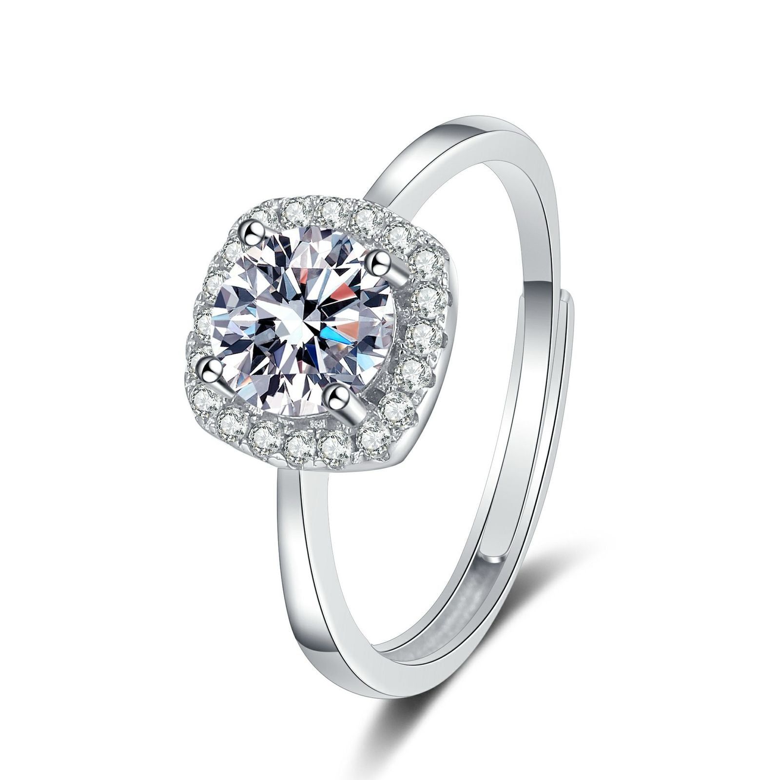 Zirconia diamond sparkle ring