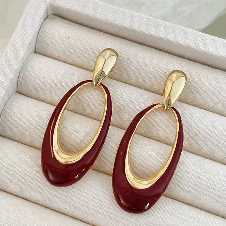 Dual Oval Earrings