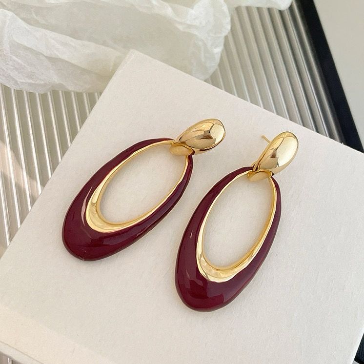 Dual Oval Earrings