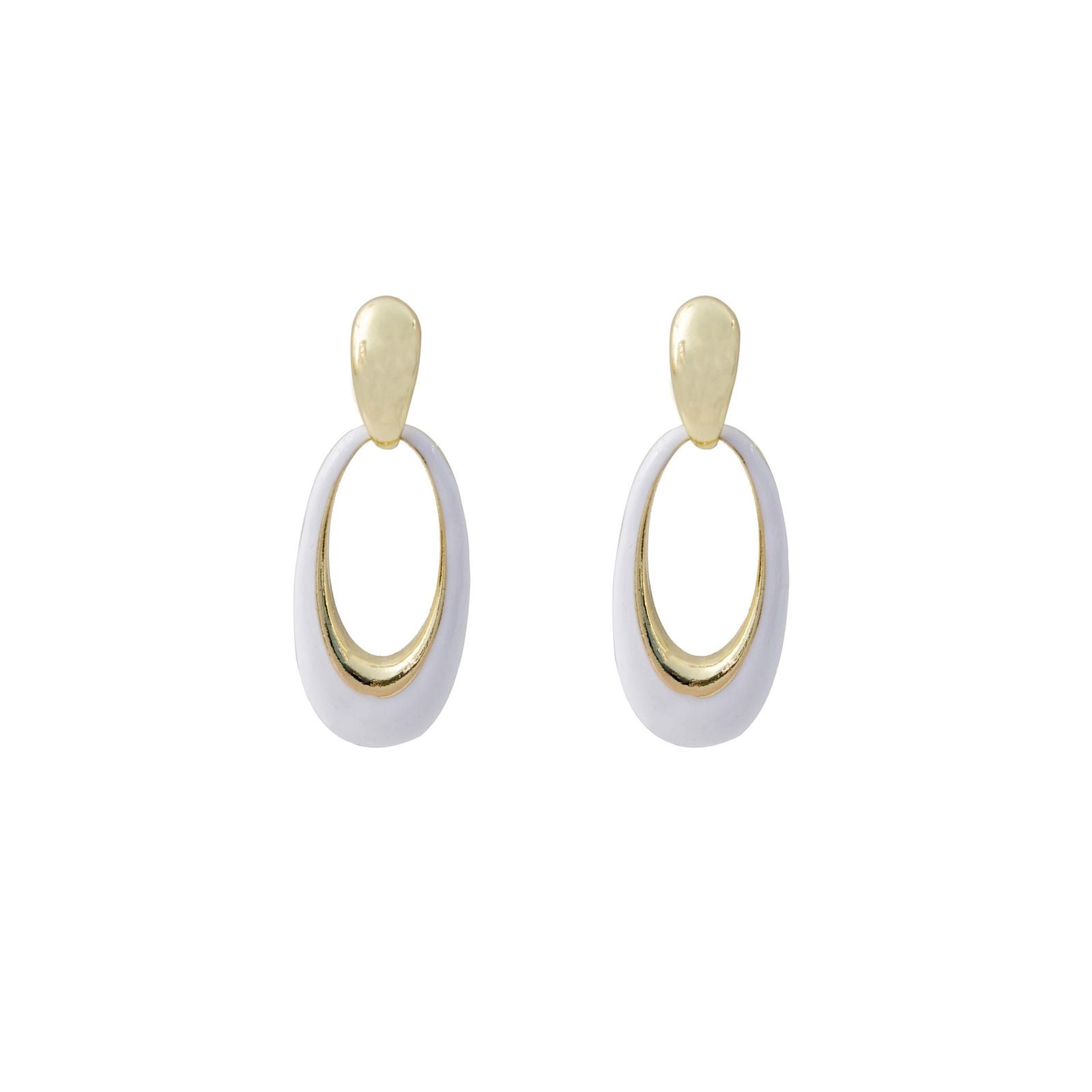 Dual Oval Earrings