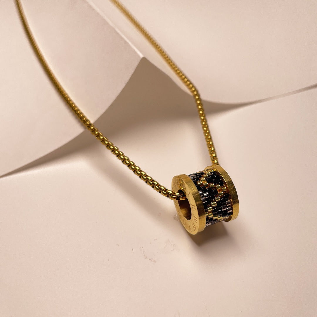 Drum Luxe Pendant + Chain