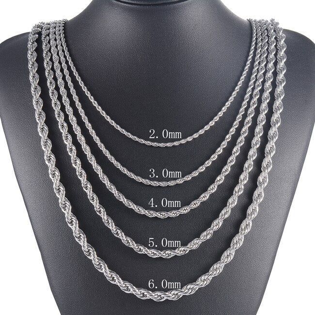 ROPE (SILVER) CHAIN