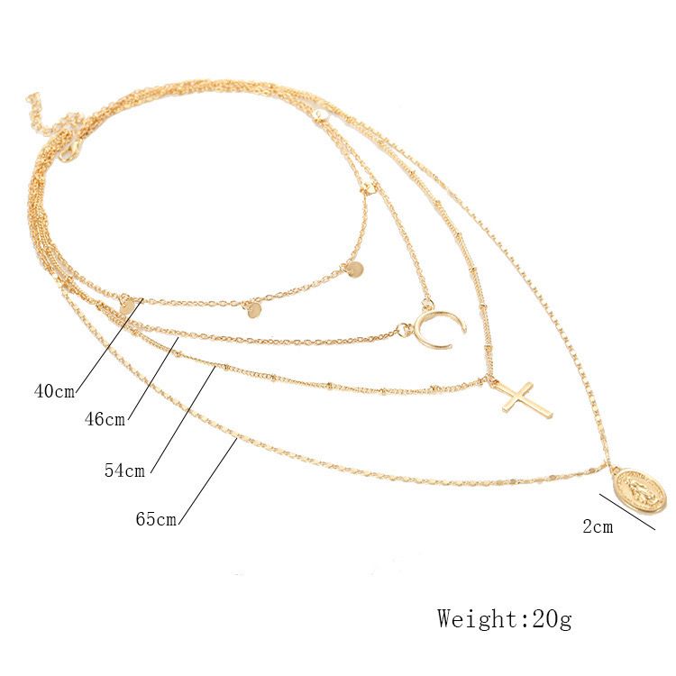 Golden Flow Necklace (4 layer)