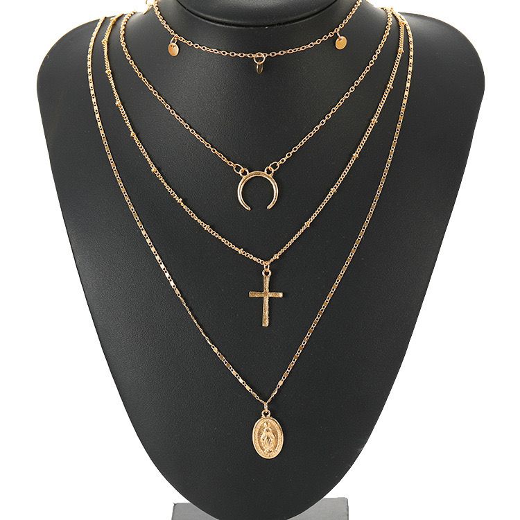 Golden Flow Necklace (4 layer)