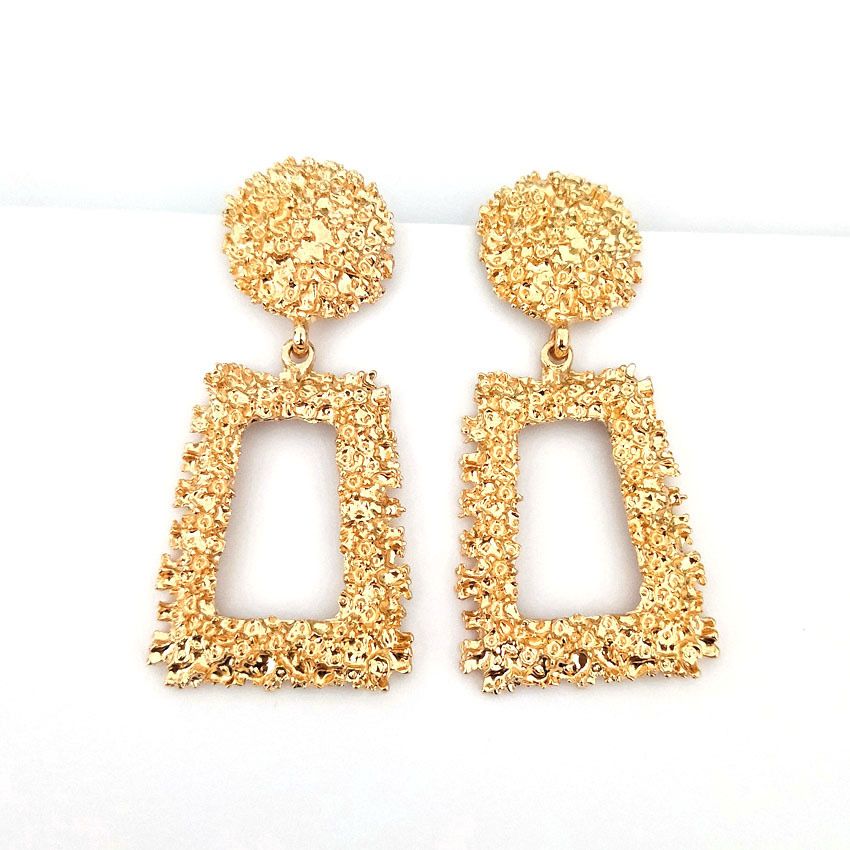 Frame Shape Bold Earring